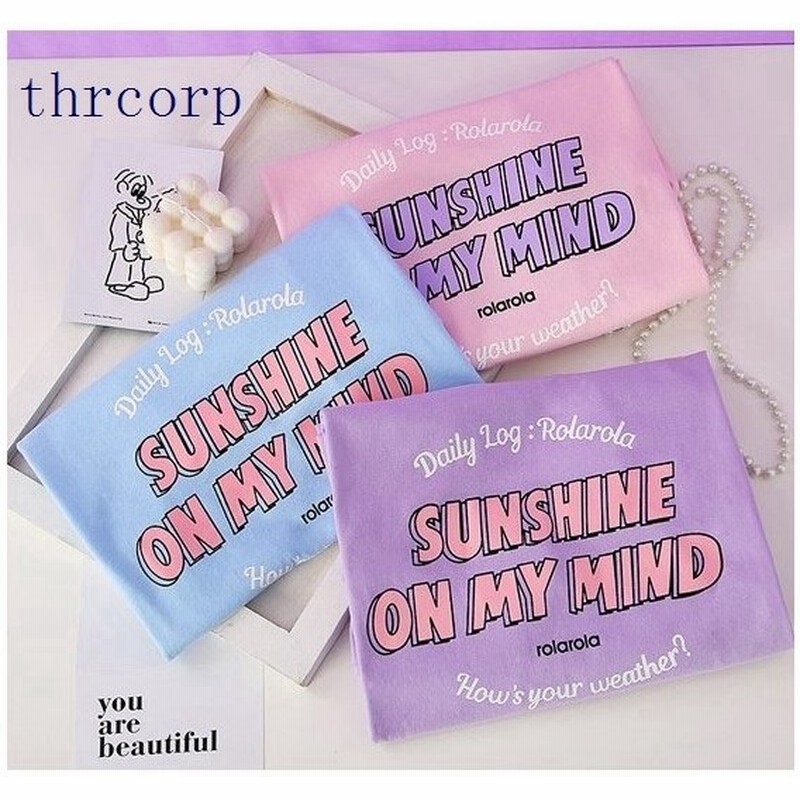 半袖 Tシャツ レディース かわいい 安い パステルカラー 韓国 オルチャン 原宿系 夏 通販 Lineポイント最大get Lineショッピング