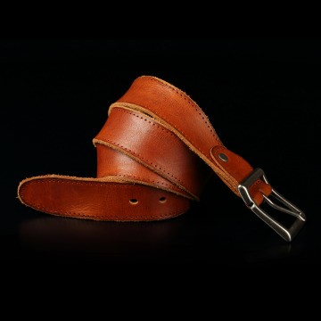 倉吉7107 落磯山牛仔手工牛革腰帶/ 皮帶