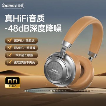 REMAX睿量RB-980HB電競藍牙耳機ANC雙麥主動降噪頭戴式無線耳麥