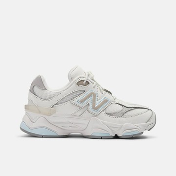 New Balance 9060 PV9060GL 中童 運動休閒鞋 寬楦 舒適 百搭 白灰