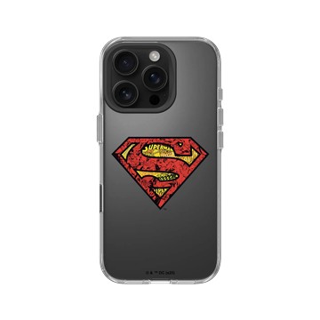 iPhone 16 Pro Clear Case（相機按鈕） 透明 - Superman - Superman-經典漫畫LOGO