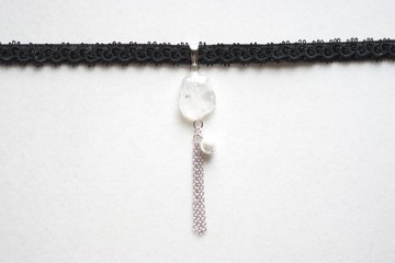 樹脂藝術 方形吊墜・夜色深處