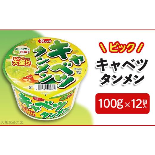 ふるさと納税 群馬県 玉村町 3822 マイフレンド ビック キャベツタンメン 100g×12個入