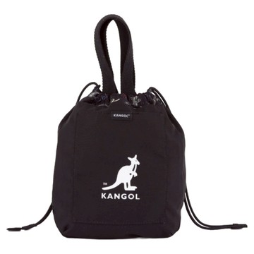 KANGOL 袋鼠 三用翻面水桶包 6322170120  黑色  中型