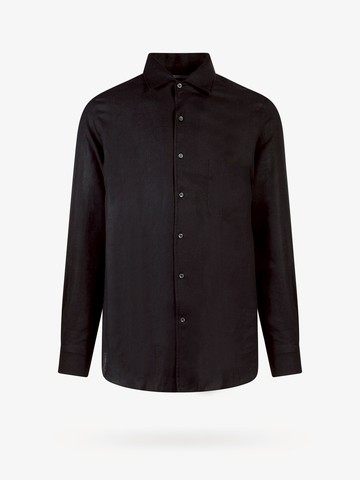 André aloe linen shirt - LORO PIANA - gender_Man