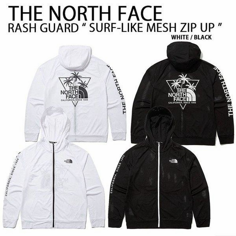 THE NORTH FACE ノースフェイス ラッシュガード SURF-LIKE MESH ZIP UP 