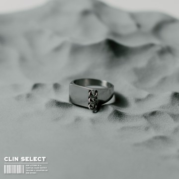 西林 CLIN｜選物｜三環平面戒 / ACC-009 寬版 簡約 復古 設計 鈦鋼 男戒 女戒 指環 ring