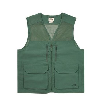 The North Face 北臉 背心 男 防風 防潑水 M UTILITY CAMP VEST 綠 NF0A8CM4HCH
