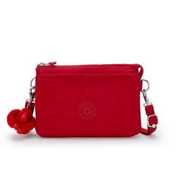 『千層包』寶石紅單肩隨身斜背包-RIRI