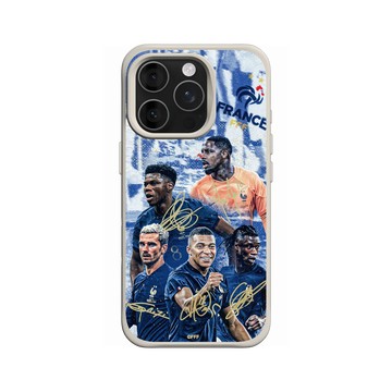 iPhone 16 Pro SolidX 貝殼灰 - FFF - France National team - Signatures 1