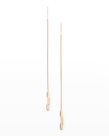 Link to Love Yellow Gold Threader Earrings