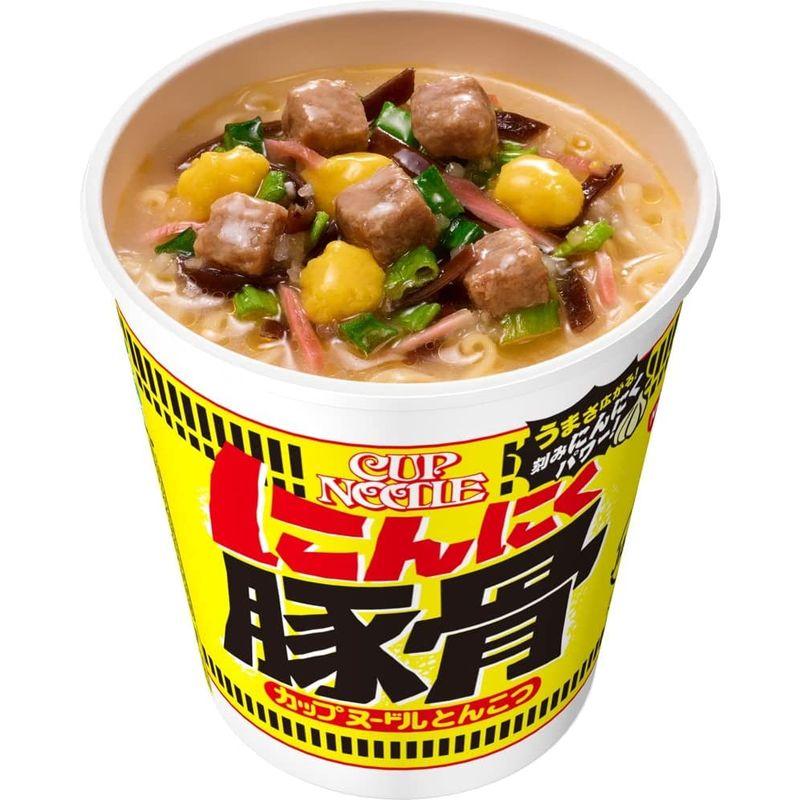 食品 日清食品 カップヌードル にんにく豚骨 うまさ広がる刻みニンニク 79g ×20個