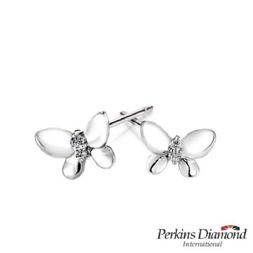 PERKINS 伯金仕 Butterfly系列 鑽石耳環