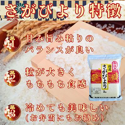 ふるさと納税 吉野ヶ里町 さがびより2kg×3(真空パック)五つ星お米マイスター厳選!全12回