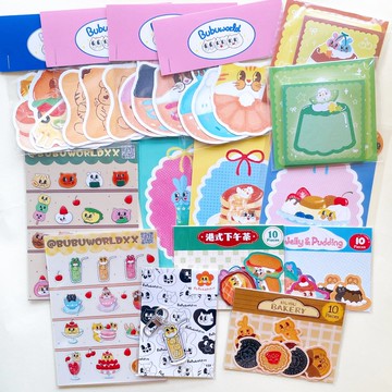 【福袋】Bubuworld下午茶系列超值文具福袋禮包 共3款