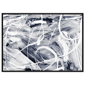 菠蘿選畫所 抽象畫 風霜 APAP3466B 掛畫  40 x 30cm  黑色