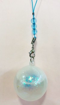 【震撼精品百貨】Doraemon_哆啦A夢~Doraemon手機吊飾-水球