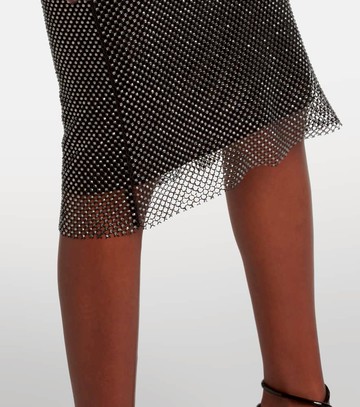 Sportmax Zinnia embellished tulle midi skirt