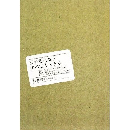 図で考えるとすべてまとまる 戦略プロデューサーが教える、自分の考えをまとめ、相手に伝える最もシンプルな方法／村井瑞枝