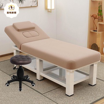 免運 美容床 美容院專用 實木 鐵腳美容床美容院多功能帶胸洞可折疊中醫按摩床推拿床理療床 可開發票 全館八折 工廠現貨直銷 新品特價 y9054