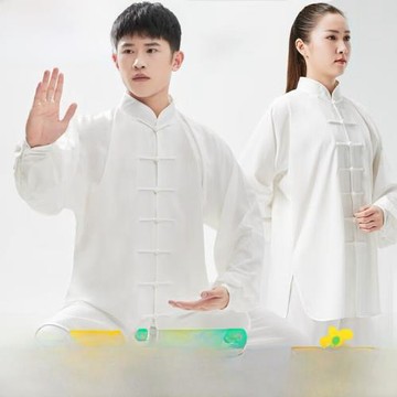 武印象太極服男女春秋季新款中國風太極拳八段錦太極練功服武術表