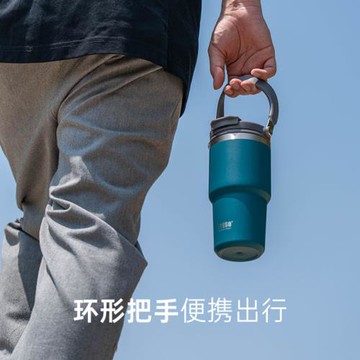 保溫杯女高顏值咖啡杯學生不銹鋼巨無霸吸管杯便攜大容量保冷水壺