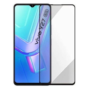Metal-Slim Vivo Y27 5G 全膠滿版9H鋼化玻璃貼