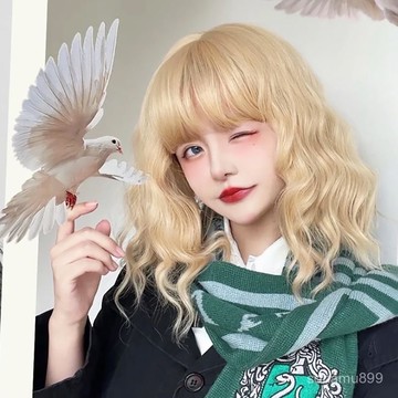 髮飾館🥇Lolita假髮女中長髮哈利波特cos假髮套長捲髮減齡蓬鬆仿真全頭套自然 逼真 造型裝扮 修飾臉型 新款 增加髮