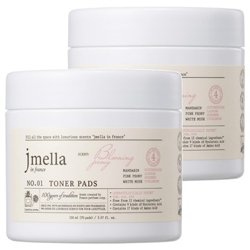 jmella 韓國原廠直供 花園舞會爽膚棉片 芍藥 150ml  70片  2罐
