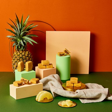 【青澤】土鳳梨酥｜酸甜滋味．一口入口｜台灣風味｜木片盒裝