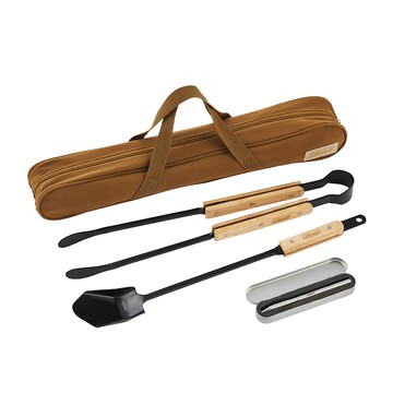 Coleman 營火工具組 火鏟+火鉗  黑色  1組