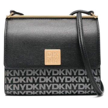 DKNY MONA FLAP 斜跨包 黑色女款包包