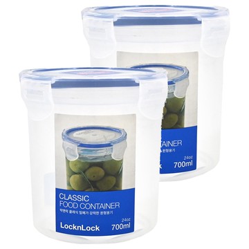 LocknLock 樂扣樂扣 CLASSIC PP保鮮盒 圓型  2個容器 + 2個蓋子  2個