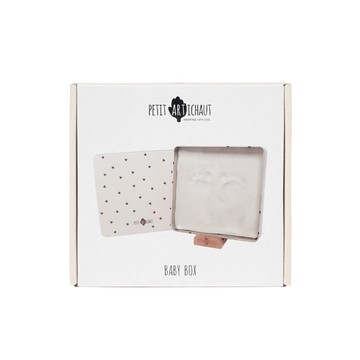 【PETIT ARTICHAUT】寶寶手腳印DIY紀念方盒組-小心心