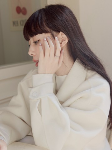 幾何星光刻紋戒指