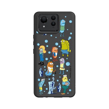 Zenfone 11 Ultra SolidSuit 黑 - 海綿寶寶 SpongeBob - 路人魚們