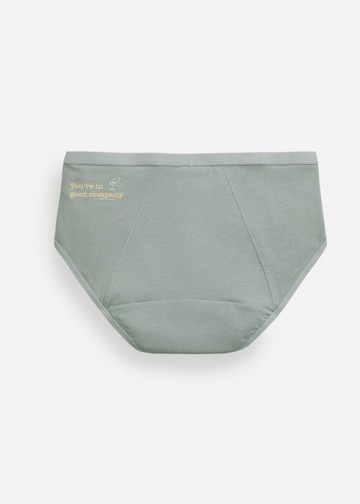 夏日花園．中腰生理褲(秘境藍-Company)