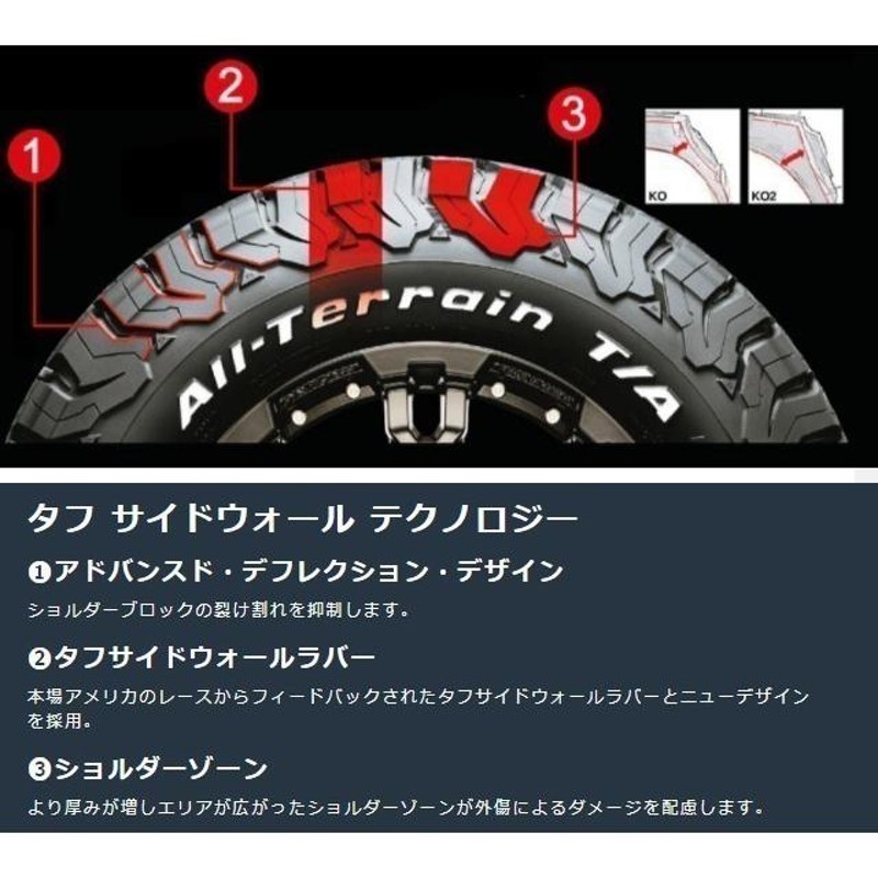 ホワイトレター ハイエース レジアスエース 200系 新品 16インチタイヤホイールセット BFGoodrich ALL-TERRAIN T/A  KO2 215/70R16 | LINEブランドカタログ