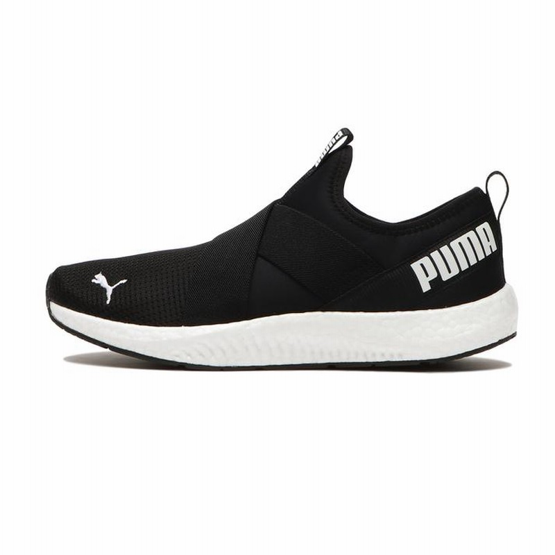 Puma プーマ Nrgy Lite Slip On Nrgy ライト スリッポン Abc Mart限定 01bk Wh 29cm ブラック 通販 Lineポイント最大get Lineショッピング