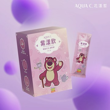 [快速出貨]【AQUA C.花漾皙｜Disney迪士尼】保健品｜巨蟹座生日禮物🎁『奶素可食』紫漾飲(15包/盒)