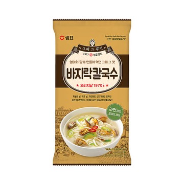 【韓味不二】蛤蜊湯刀切麵 (100.3g)