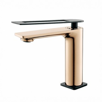 BOSS 蘇黎世系列 面盆龍頭 玫瑰金/黑 Y220088BG