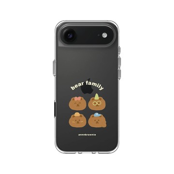 iPhone Air Clear Case（相機按鈕） 透明 - 布朗尼 annnbrownie - 油畫熊熊