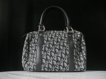 【老時光 OLD-TIME】早期二手老包義大利製DIOR波士頓手提包