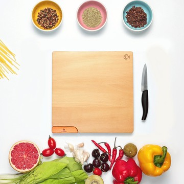 PAVIDEN｜站立磁吸方砧板 (S) 山毛櫸