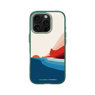 iPhone 16 Pro Clear 憂墨綠 - ilovedoodle (Lim Heng Swee) - Cat Landscape - First Dawn 貓咪黎明