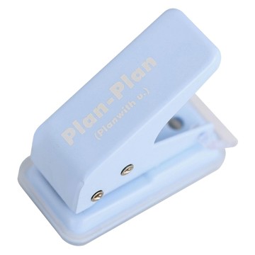 JOW BUY 蕉蕉購物 ins簡約迷你單孔打孔器  藍色  1個