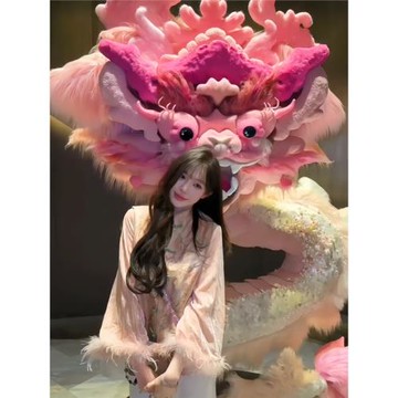 新中式國風粉色套裝女春季2025新款設計感盤扣印花馬甲襯衫兩件套