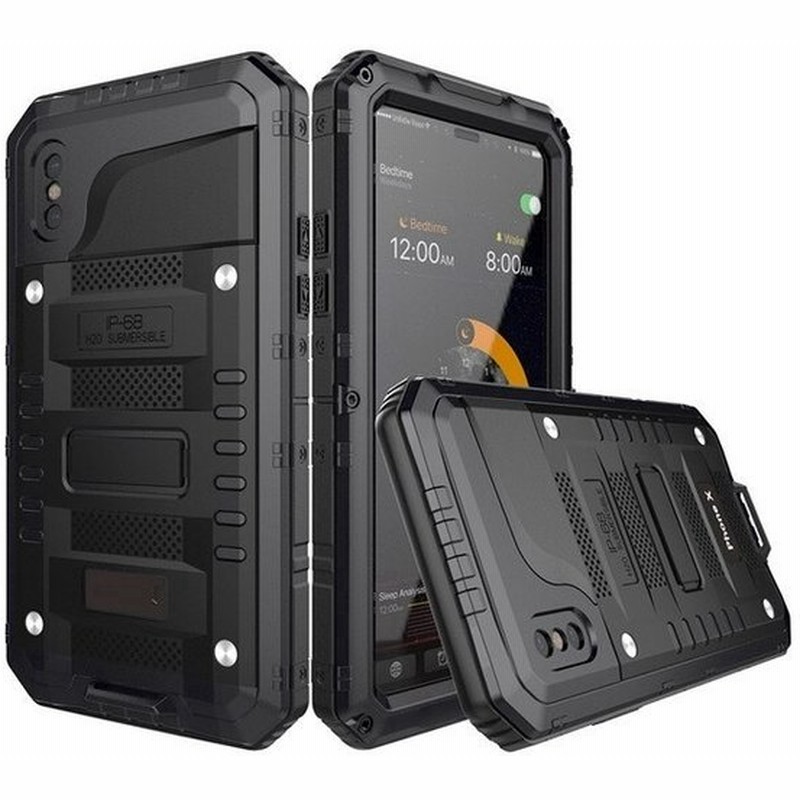 Iphone用ケース 耐衝撃性 Ip68 防水 タフ Iphone メタル ケース カバー ヘビーデューティー X 8 7 6 6 S Plus 5s Xr Xs Max X 通販 Lineポイント最大0 5 Get Lineショッピング