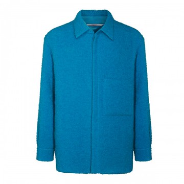 Valentino Garavani - Blue Wool Down Jacket 44